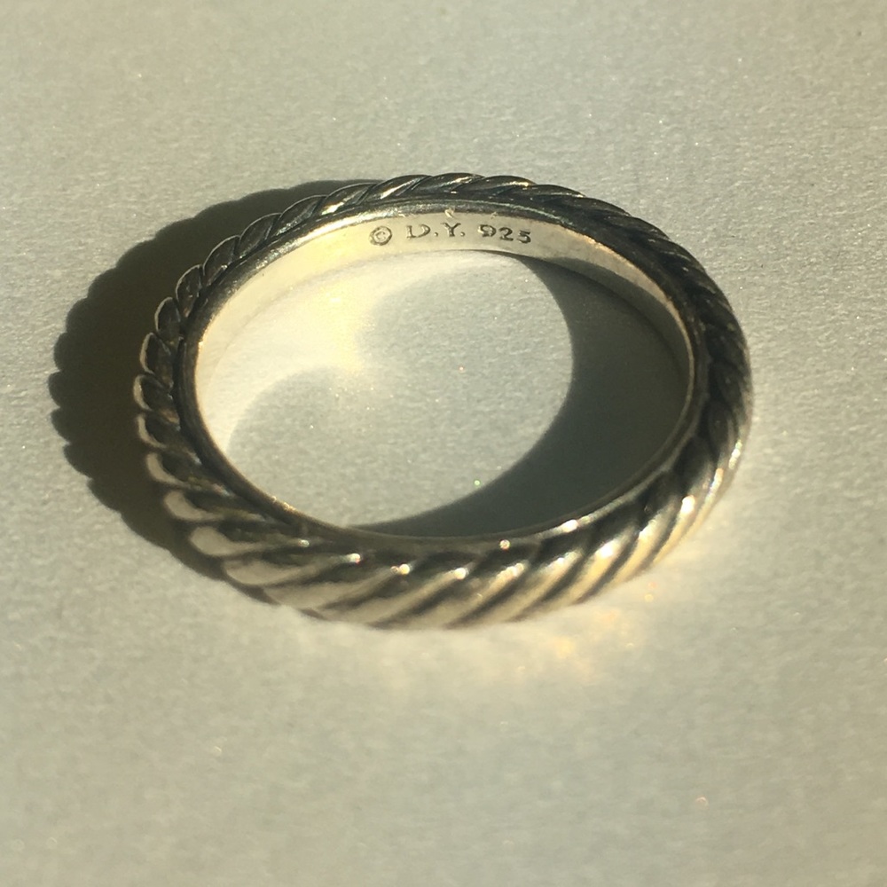 David Yurman Cable Classkc ring size 6